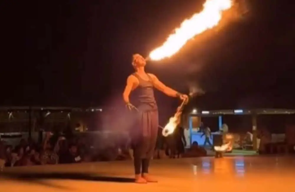 Fire work