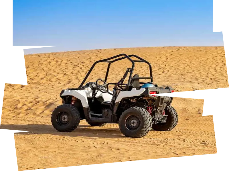 single seater buggy ride at red dunes