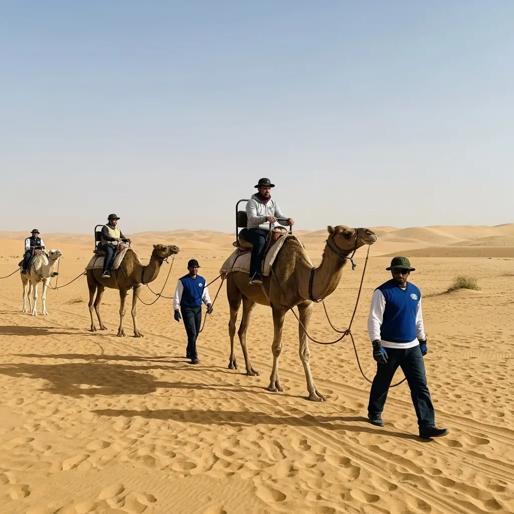 Read more about the article Camel Training Secrets: The Heart of the Arabian Desert Experience