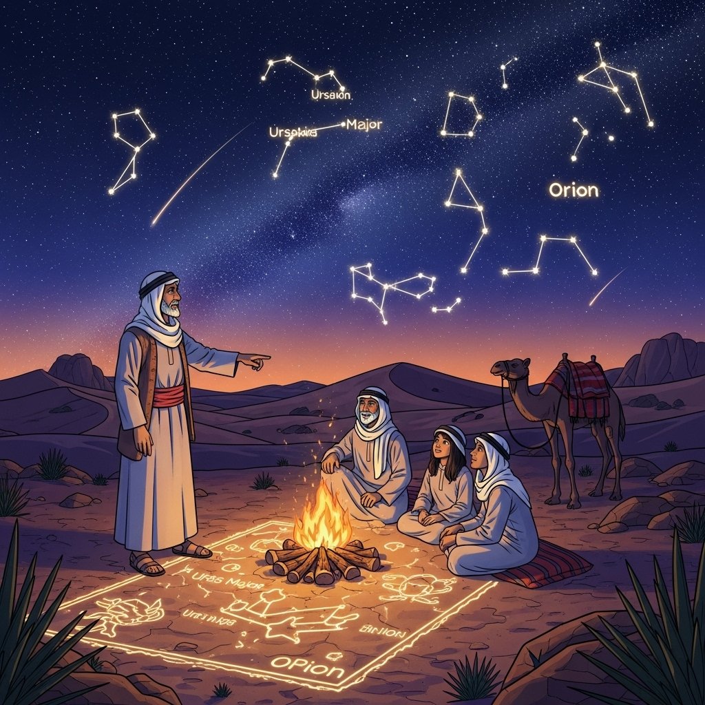 Read more about the article Traditional Desert Navigation Stars Explained: The Ancient Secrets of the Bedouin Night Sky