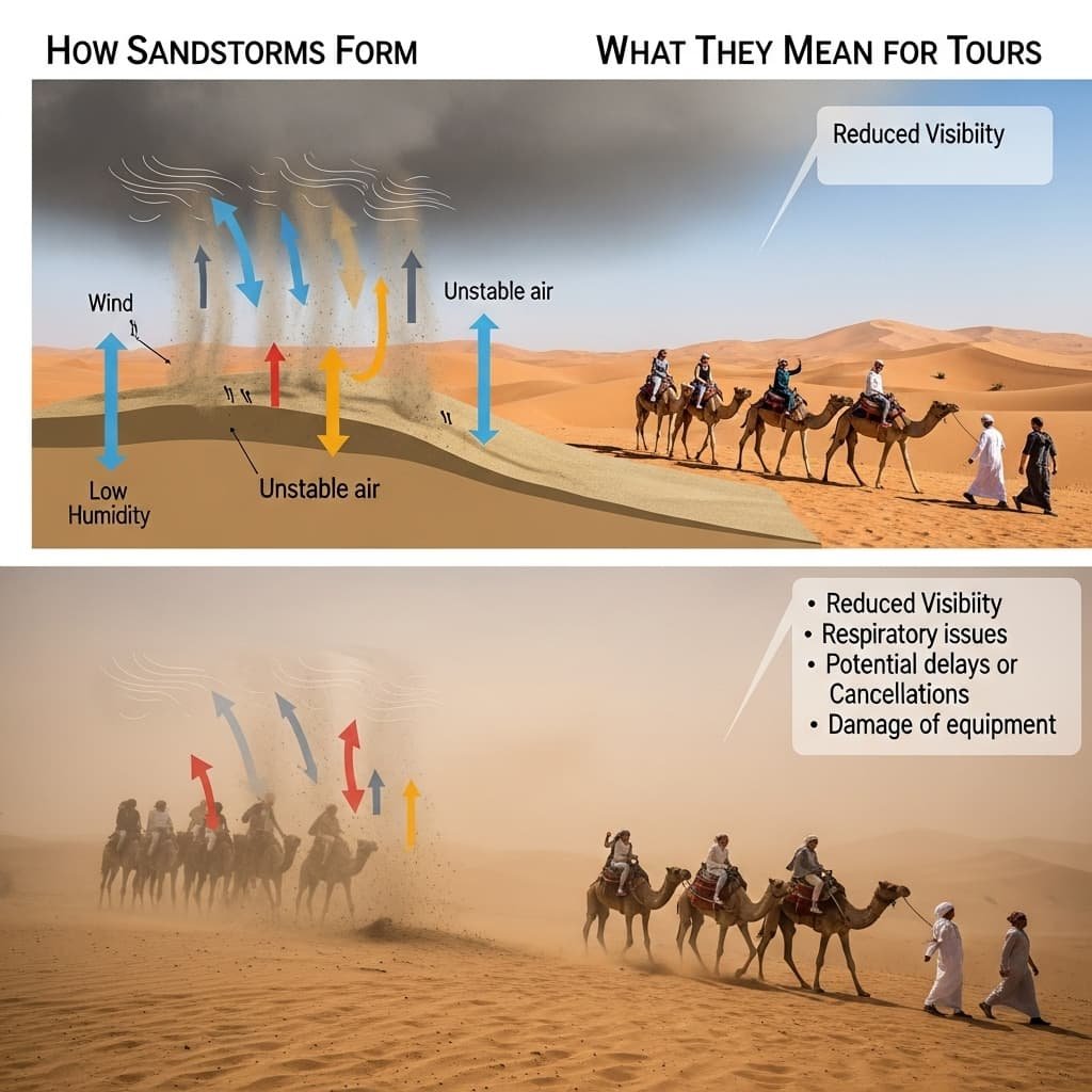 Read more about the article Sandstorm Formation Secrets 5 Amazing Impacts on Safari Safety