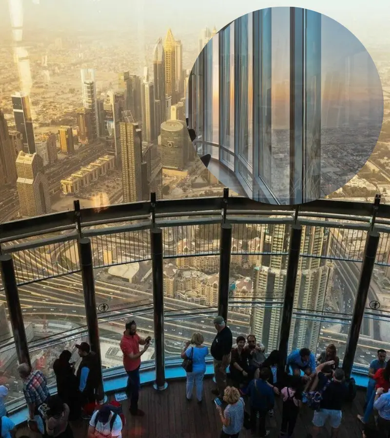 Burj Khalifa top view