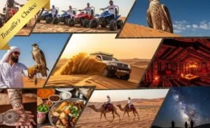 Overnight desert safari with atv quad bike and VIP