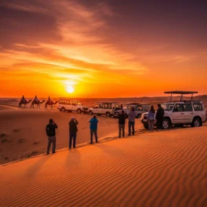 Read more about the article Desert Safari Dubai Sunset Photography Tour: Capturing the Golden Essence of the Arabian Sands