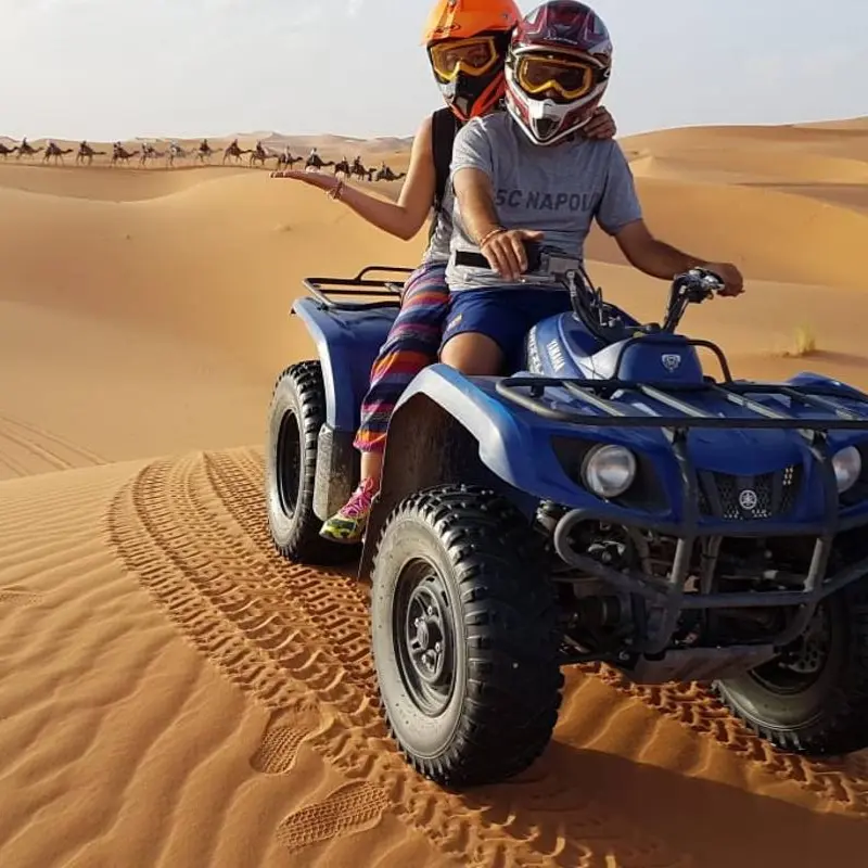 Double seater ATV quad bike ride