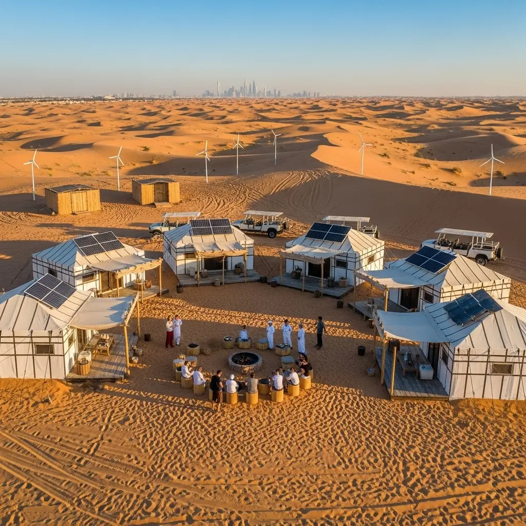 Read more about the article Sustainable Desert Safari Innovation is the Future of Dubai Tourism