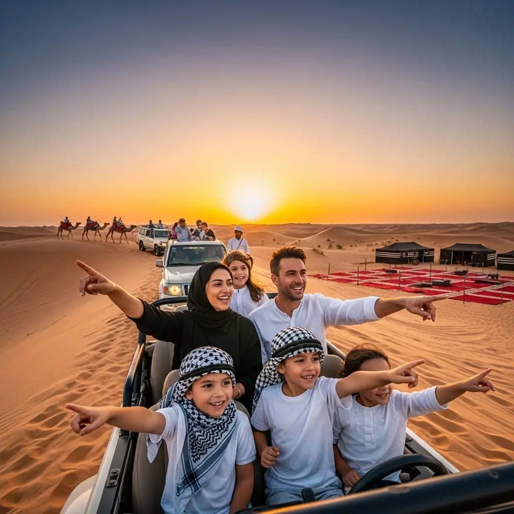 Read more about the article Family-Friendly Dubai Desert Safari Tours: Creating Magical Memories in the Sand